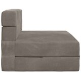 SK foldajući kauč na krevet Svijetlo siva 190 x 100 x 15 cm - Svjetlosiva 190 x 100 x 15 cm Baršun | shoptok.hr