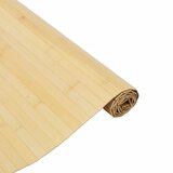  Tepih pravokutni svijetli prirodni 80 x 200 cm od bambusa | shoptok.hr