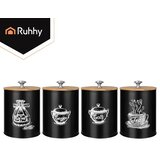 Ruhhy posude za kavu, čaj i šećer 1,5 l, set 4 kom, loft | shoptok.hr