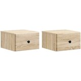  Stenski nočni omarici 2 pcs Sonoma hrast 34,5 x 33 x 20 cm, (5000209738) | Shoptok.si