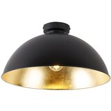 QAZQA Stropna svetilka črna z zlatom 42 cm nastavljiva - Magnax | Shoptok.si