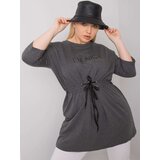 RELEVANCE Tunic-RV-TU-7033.84P-dark gray | Shoptok.si