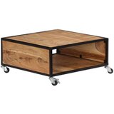  Klubska mizica 70x70x32 cm trden akacijev les | Shoptok.si