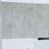 Viseći ormarić Betonski sivi 80 x 31 x 100 cm Konstruirano drvo | shoptok.hr
