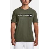 Under Armour UA Camo Chest Stripe SS Majica Zelena | Shoptok.si