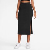 Nike w nsw nk chll knt rib md skirt, ženska suknja, crna FQ1636 Cene