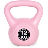 Kettlebell 12 kg za vježbanje, bučica, lopta s utezima, fitness opterećenje, roza, moderno | shoptok.hr