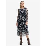 Tom Tailor Dark blue women&#039;s floral dress - Women&#039;s cijene