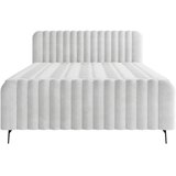 MID.YOU POSTELJA Z VZMETNICO 180 cm x 200 cm , les, tekstil, leseni material svetlo siva | Shoptok.si