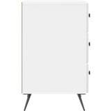  Noćni ormar s ladicama Bijela visokog sjaja 43 x 41 x 66 5 cm | shoptok.hr