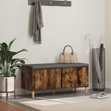  Klupa za hodnik s jastukom Dimljeni Hrast 100 x 38 x 46 cm Cijene