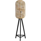 Light & Living Podna lampa u crnoj prirodnoj boji (visina 140 cm) Tabana - Cijene