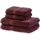 DecoKing Rjavi frotirni bombažni komplet brisač 4 ks Marina – | Shoptok.si