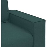  3-delni sedežni komplet z blazinami temno zelene tkanine, (22054346) | Shoptok.si