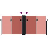  Uvlačiva bočna tenda 100 x 1000 cm terakota | Eponuda.com