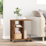 vidaXL Stranska miza Stari les Les Majhna Prenosna Stranska miza | Shoptok.si