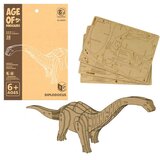 3D drvena slagalica diplodokus