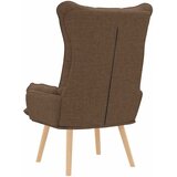  Fotelja Smeđa 69 x 74 x 93 cm Tkanina i šperploča | shoptok.hr