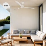 Faro 34362WT-11L-stropni ventilator OUTWOOD L 1xE27/15W braon/crna prečnik 150 cm WT IP44+DO | Eponuda.com