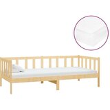  Dnevna postelja z vzmetnico 90x200 cm trdna borovina, (20646048) | Shoptok.si
