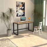 Hanah home marsilya 122 - atlantic pine, black atlantic pineblack study desk | ePonuda.com