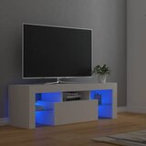 The Living Store TV omarica z LED lučkami bela 120x35x40 cm - TV Omarica, (21374914) Cene