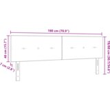 vidaXL LED Uzglavlje S dugmadi Svijetlosiva 90 cm Tkanina | shoptok.hr