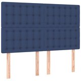  Krevet s oprugama i madracem plavi 140x200 cm od tkanine | shoptok.hr