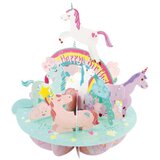 Santoro Pirouettes - Čestitka 3D - Pirouettes, Birthday Unicorn | Eponuda.com