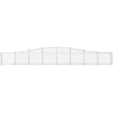  Lučne gabionske košare 9 kom 400x30x40/60 cm pocinčano željezo | shoptok.hr