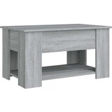  Stolić za kavu siva boja hrasta 79x49x41 cm konstruirano drvo | shoptok.hr