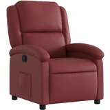 Maison Chic Naslanjač - Relax naslanjač vinsko rdeče umetno usnje, (22061069) | Shoptok.si
