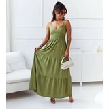 UR/CEO Green boho-style maxi dress Trill | Shoptok.si