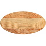 Stolna ploča svjetlosmeđa 80x40x2 cm ovalna masivna hrastovina | shoptok.hr