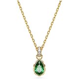 Swarovski Verižica zlata / smaragd / bela | Shoptok.si