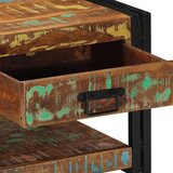 vidaXL Višebojni stolić za kavu 90x50x38 cm puno drvo obrađeno | shoptok.hr