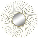 Zidno ogledalo DKD Home Decor zlatan 84 x 2 5 x 84 cm  Zidno ogledalo DKD Home Decor zlatan 84 x 2 5 x 84 cm Slike