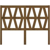  Posteljno vzglavje medeno rjavo 146x4x100 cm trdna borovina, (20648271) | Shoptok.si