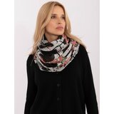 Fashion Hunters Navy blue women's scarf with tassels | shoptok.hr