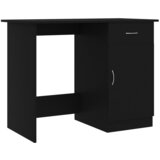  Radni stol crni 100 x 50 x 76 cm od konstruiranog drva | shoptok.hr