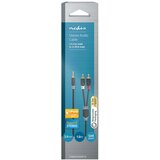 Nedis CABW22200AT10 Stereo audio kabl, 3,5 mm muški, 2x RCA muški, Pozlaceni, 1,00 m, Antracit Cene