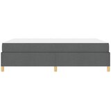  Krevetna konstrukcija Tamno siva 140 x 190 cm tkanina Zagasitosiva | Shoptok.si
