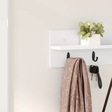  Vješalica za kapute na zidu Zidne Bijelo 80 x 10,5 x 18 cm | shoptok.hr