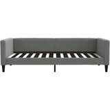  Dnevni krevet s madracem tamnosivi 100 x 200 cm od tkanine | shoptok.hr