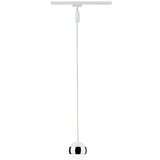 PAULMANN URail Viseća LED svjetiljka Capsule II (Topla bijela, Bijela, Krom, Ø x V: 87 mm x 130 cm) | shoptok.hr