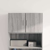 vidaXL Stenska omarica siva sonoma 70x42,5x40 cm inženirski les | Shoptok.si