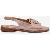 S. BARSKI Elegant Sandals With Decoration On Flat Heel S.Barski | ePonuda.com