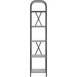 vidaXL Polica Sivi hrast sonoma 40 x 30 x 183 cm Konstruirano drvo | shoptok.hr