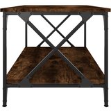 Stolić za kavu boja hrasta 100x50x45 cm od drva i željeza | Eponuda.ba