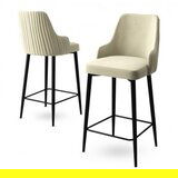 Hanah home set 4 barske stolice enox cream black | ePonuda.com